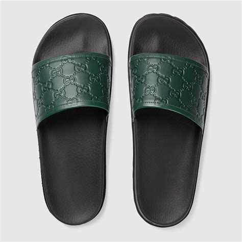 gucci slides men's|Gucci inspired men's slides.